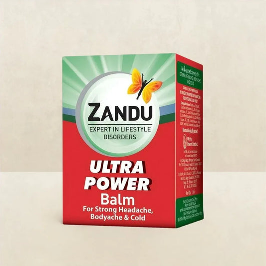 Zandu Balm Ulter Power For Strong Headache Bodyache & Cold 8ml